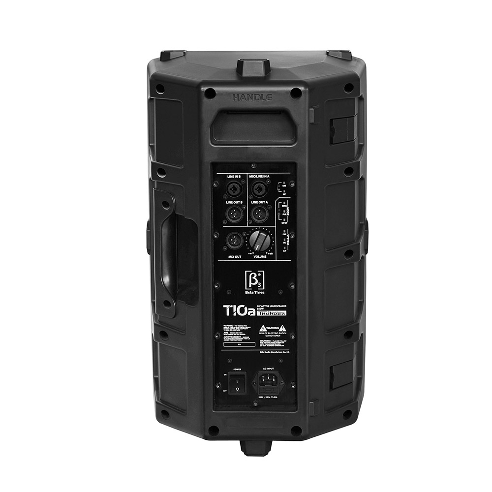 T10a - 10" Two Way Full Range Active Plastic Speaker