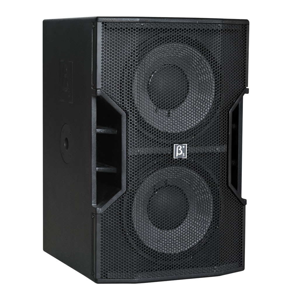 T212B - Dual 12" LF wooden speaker
