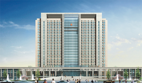 Xin'an Meng the Party and Administration Building in Inner Mongolia with Beta Three