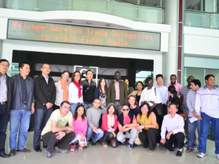 An International Trade Delegation visits Beta Three Headquarter