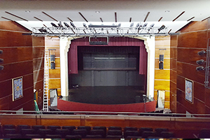 Beta Three Xi Speakers at Teatro Taboas Theatre in Puerto Rico