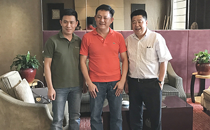 Vsitors of ANH TU CO., Ltd from Vietnam 