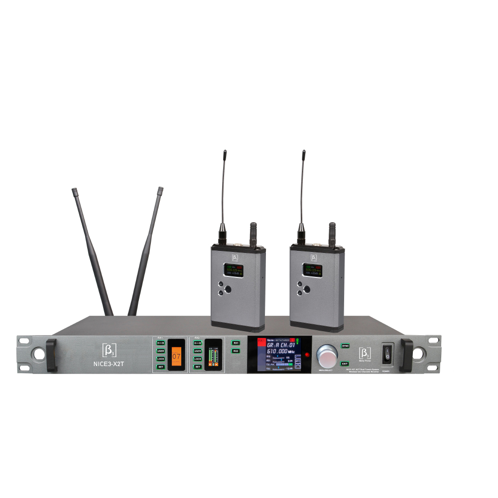 NICE3-X2T Wireless headset microphone - Dante Edition